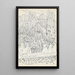 Landschap met bomen - Reijer Stolk — ingelijst kunstwerk aan de muur