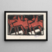 Cavaliers on horseback - Reijer Stolk — framed artwork on a wall