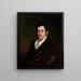 kolonel Mendes Cohen - Rembrandt Peale — ingelijst kunstwerk aan de muur