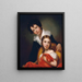 Michelangelo en Emma Clara Peale - Rembrandt Peale — ingelijst kunstwerk aan de muur