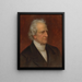 Portret van Charles Hodge - Rembrandt Peale — ingelijst kunstwerk aan de muur