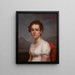 G Kunstdruk Schilderij Portret van Helen Miller Mme Charles G. Mclean - Rembrandt Peale — ingelijst kunstwerk aan de muur