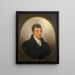 The Marquis de Lafayette - Rembrandt Peale — ingelijst kunstwerk aan de muur