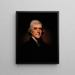Thomas Jefferson - Rembrandt Peale — ingelijst kunstwerk aan de muur