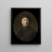 Een jonge man met een ketting - Rembrandt van Rijn — ingelijst kunstwerk aan de muur