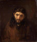 Hoofd van Christus - Rembrandt van Rijn — weergave van het kunstwerk