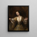 Lucrèce - Rembrandt van Rijn — ingelijst kunstwerk aan de muur