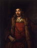 Man met bontjas - Rembrandt van Rijn — weergave van het kunstwerk