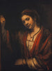 Portret van Hendrickje Stoffels - Rembrandt van Rijn — weergave van het kunstwerk