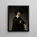 Portret van Marten Looten - Rembrandt van Rijn — ingelijst kunstwerk aan de muur
