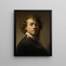Portret van Rembrandt met een ruffel - Rembrandt van Rijn — ingelijst kunstwerk aan de muur