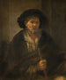 Portret van een oude man - Rembrandt van Rijn — weergave van het kunstwerk