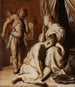 Samson en Dalila - Rembrandt van Rijn — weergave van het kunstwerk