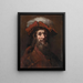 Esquisse voor De Ridder met de Valk genaamd De Kruisvaarder - Rembrandt van Rijn — ingelijst kunstwerk aan de muur