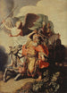 L'âne du prophète Balaam - Rembrandt van Rijn — weergave van het kunstwerk