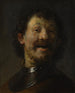 L'homme qui rit - Rembrandt van Rijn — weergave van het kunstwerk