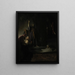 De opstanding van Lazarus - Rembrandt van Rijn — ingelijst kunstwerk aan de muur