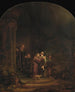 De Bezoeking - Rembrandt van Rijn — weergave van het kunstwerk