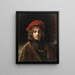 Titus, de zoon van de kunstenaar - Rembrandt van Rijn — ingelijst kunstwerk aan de muur