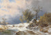 Winter Landscape Painting - Remigius Adrianus van Haanen — artwork view