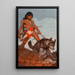Jeune Indien - Remington Schuyler — ingelijst kunstwerk aan de muur