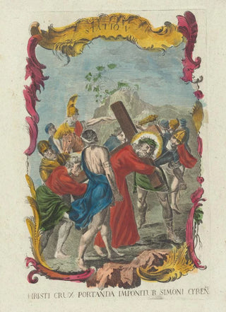 Remondini family - Christi Crux Portanda Imponitur Simoni Cyreneo.webp