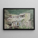 Villa italienne - René Marjolin — ingelijst kunstwerk aan de muur