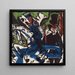 Ontmoeting van Schlemihl met de kleine grijze man op de weg - Ernst Ludwig Kirchner — ingelijst kunstwerk aan de muur