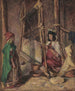 De wevers in Bou Sada - René Tourniol — weergave van het kunstwerk