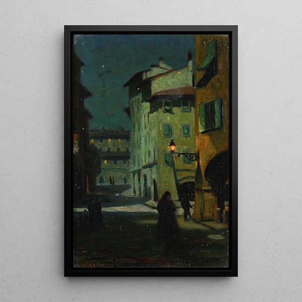 Pleinilunio - Renuccio Renucci — ingelijst kunstwerk aan de muur