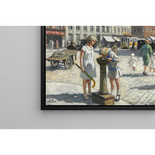 Reproduction À Trianglen, Copenhague, par une chaude journée d’été - Paul Fischer