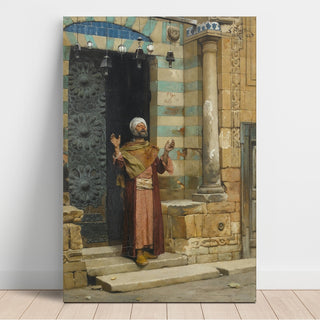 Reproduction À la porte de la mosquée - Ludwig Deutsch