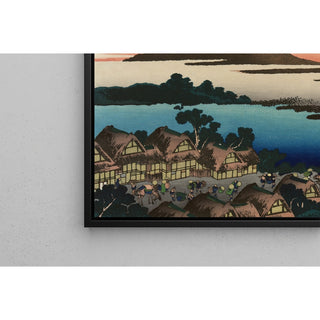 Reproduction Aube à Isawa dans la province de Kai - Katsushika Hokusai