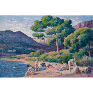 Reproduction Baigneurs à Saint-Tropez - Maximilien Luce