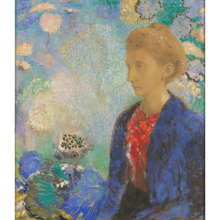 Reproduction Baronne de Domecy - Odilon Redon