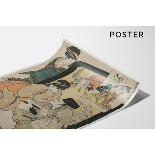 Reproduction Chushingura, Acte I de L'entrepôt de la loyauté - Kitagawa Utamaro