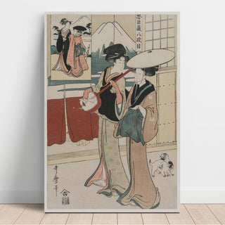 Reproduction Chushingura - Acte VIII du Trésor de la Loyauté - Kitagawa Utamaro