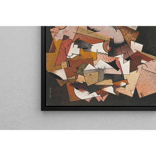 Reproduction Composition au papier journal - Georges Valmier