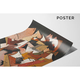Reproduction Composition au papier journal - Georges Valmier