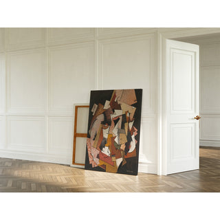 Reproduction Composition au papier journal - Georges Valmier
