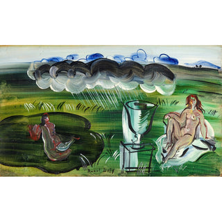 Reproduction Composition avec Vase et Nus - Raoul Dufy