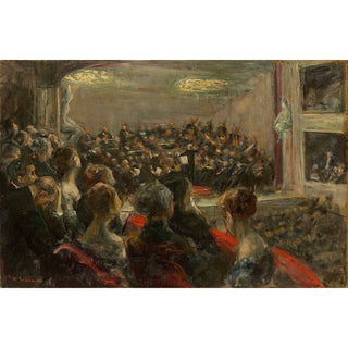 Reproduction Concert à l'opéra - Max Liebermann