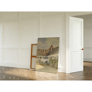 Reproduction Cour à arcades de Maria Anzbach - Marie Egner