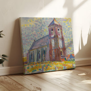Reproduction Eglise à Zoutelande - Piet Mondrian