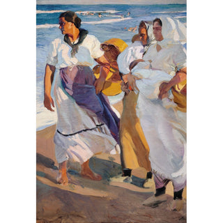 Reproduction Femmes pêcheuses de Valence - Joaquín Sorolla