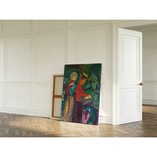Reproduction Filles arrosant des fleurs The Linde Frieze - Edvard Munch