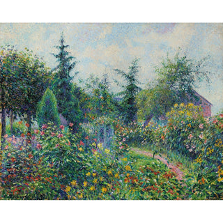 Reproduction Jardin et Poulailler chez Octave Mirbeau, Les Damps - Camille Pissarro