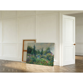 Reproduction Jardin et Poulailler chez Octave Mirbeau, Les Damps - Camille Pissarro