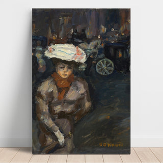 Reproduction Jeune fille dans la rue - Pierre Bonnard