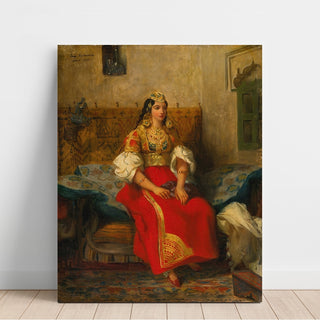 Reproduction Juive de Tanger en Costume d'Appart - Eugène Delacroix